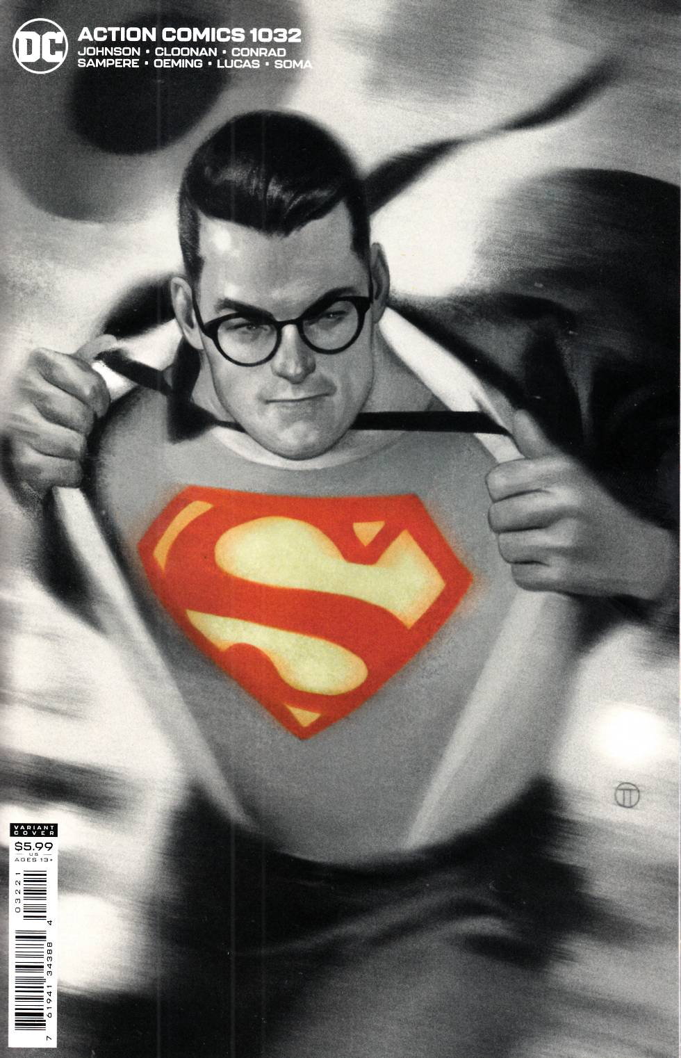 Action Comics #1032 Tedesco Variant Cover Near Mint (9.4) [DC Comic] LARGE