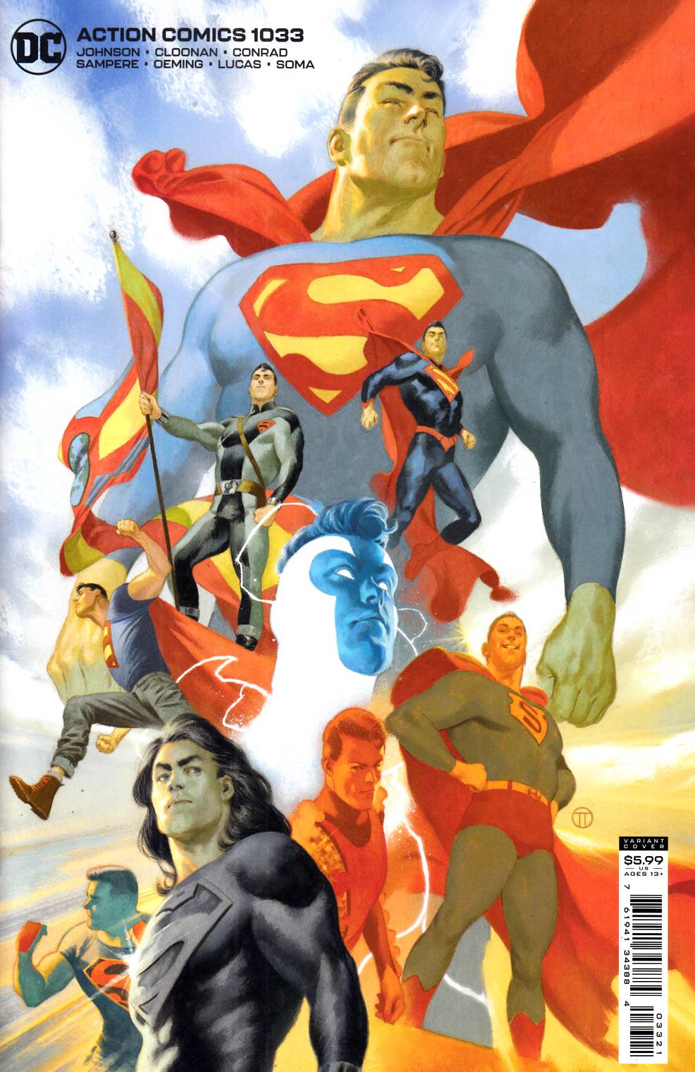 Action Comics #1033 Tedesco Variant Cover Near Mint (9.4) [DC Comic] LARGE