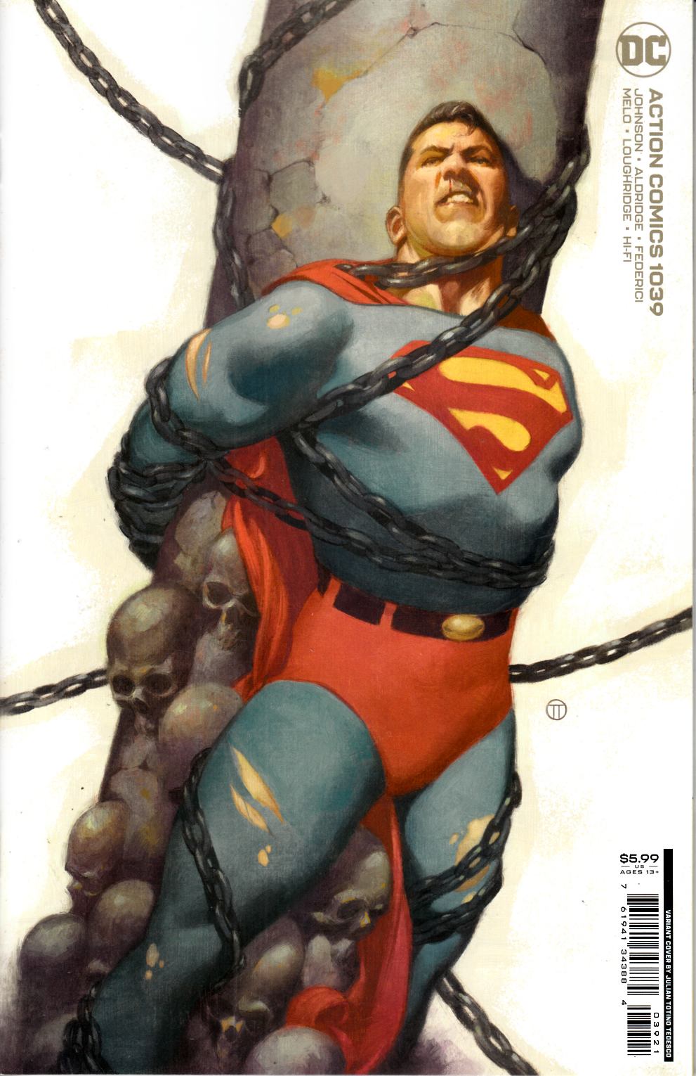 Action Comics #1039 Tedesco Variant Cover Near Mint (9.4) [DC Comic] THUMBNAIL