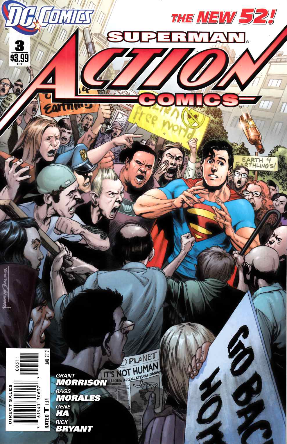 Action Comics #3 Near Mint (9.4) [DC Comic] LARGE