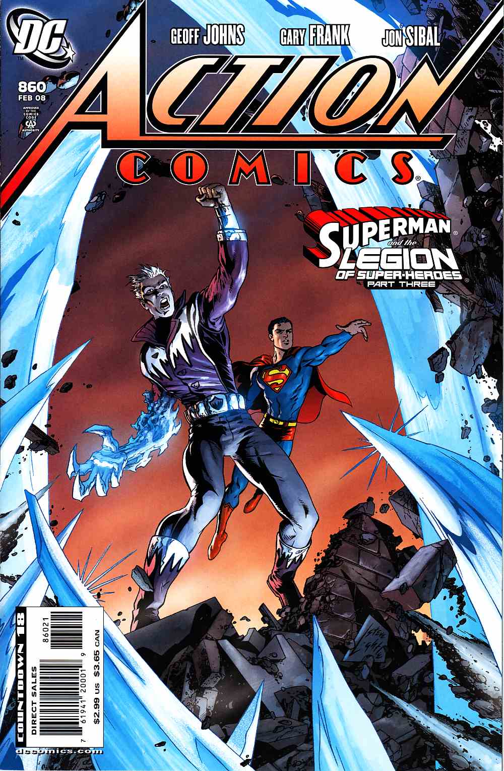 Action Comics #860 Lightle Variant Cover Near Mint (9.4) [DC Comic] LARGE