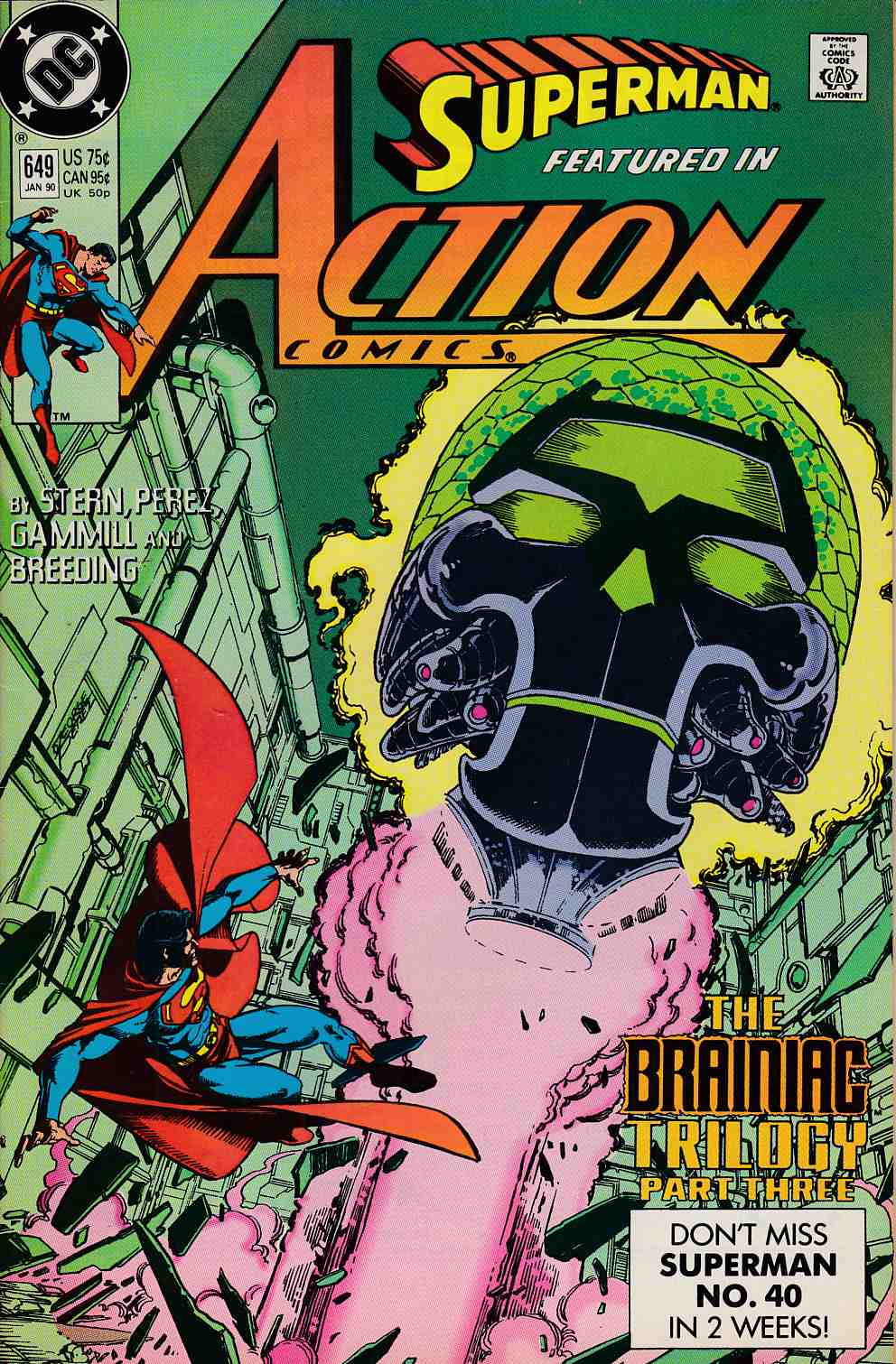 Action Comics #649 Near Mint (9.4) [DC Comic] THUMBNAIL