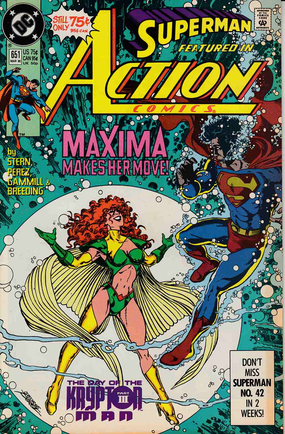 Action Comics #651 Fine (6.0) [DC Comic] THUMBNAIL