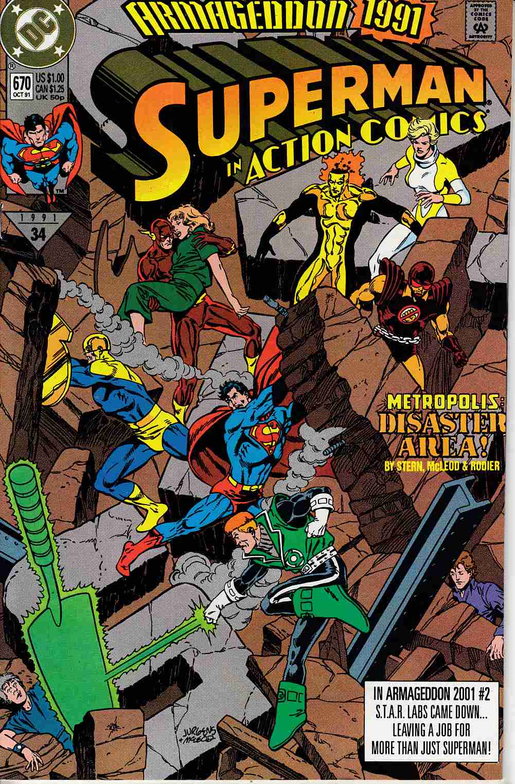 Action Comics #670 Near Mint (9.4) [DC Comic] THUMBNAIL