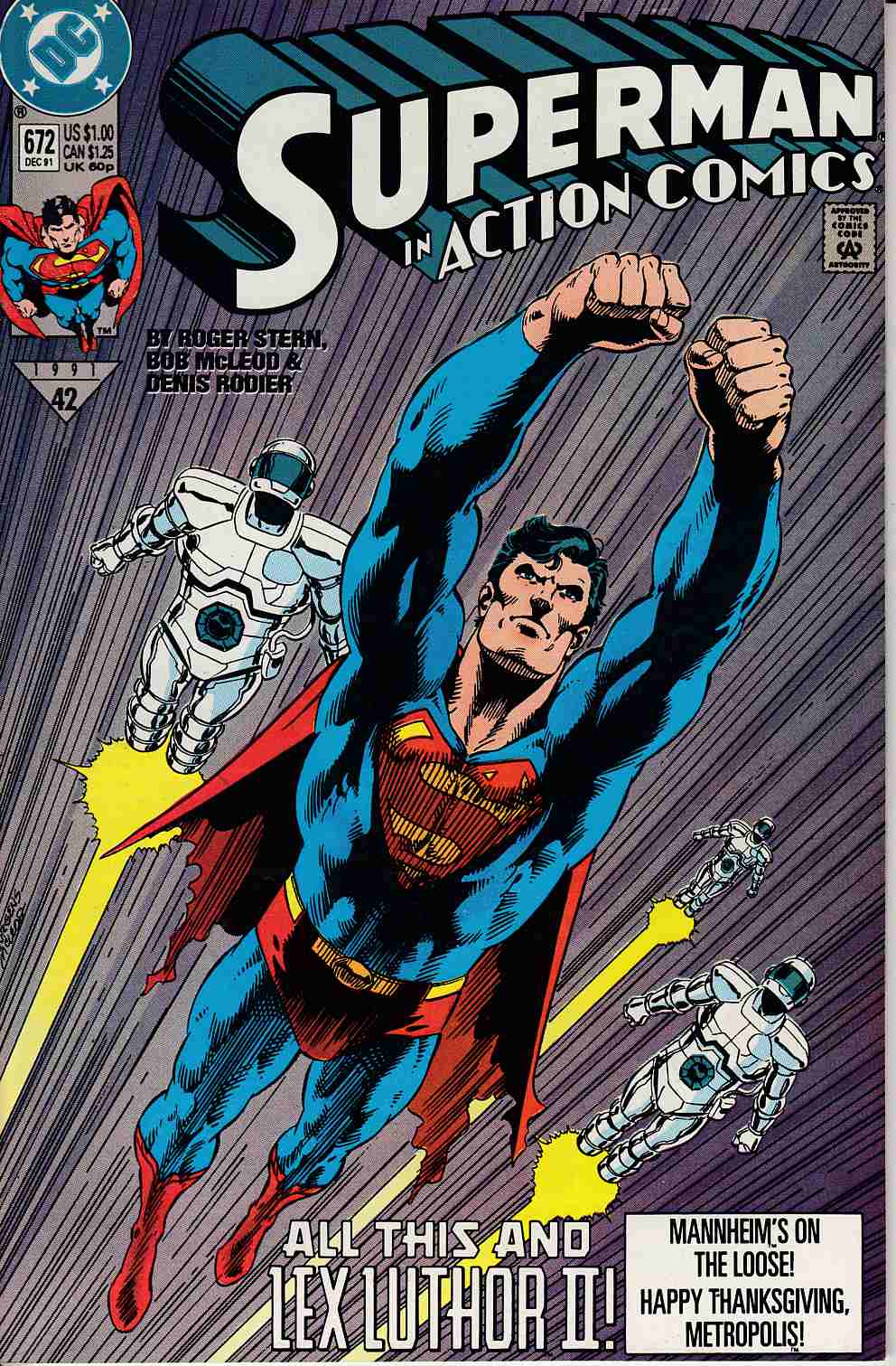 Action Comics #672 Very Fine (8.0) [DC Comic] THUMBNAIL