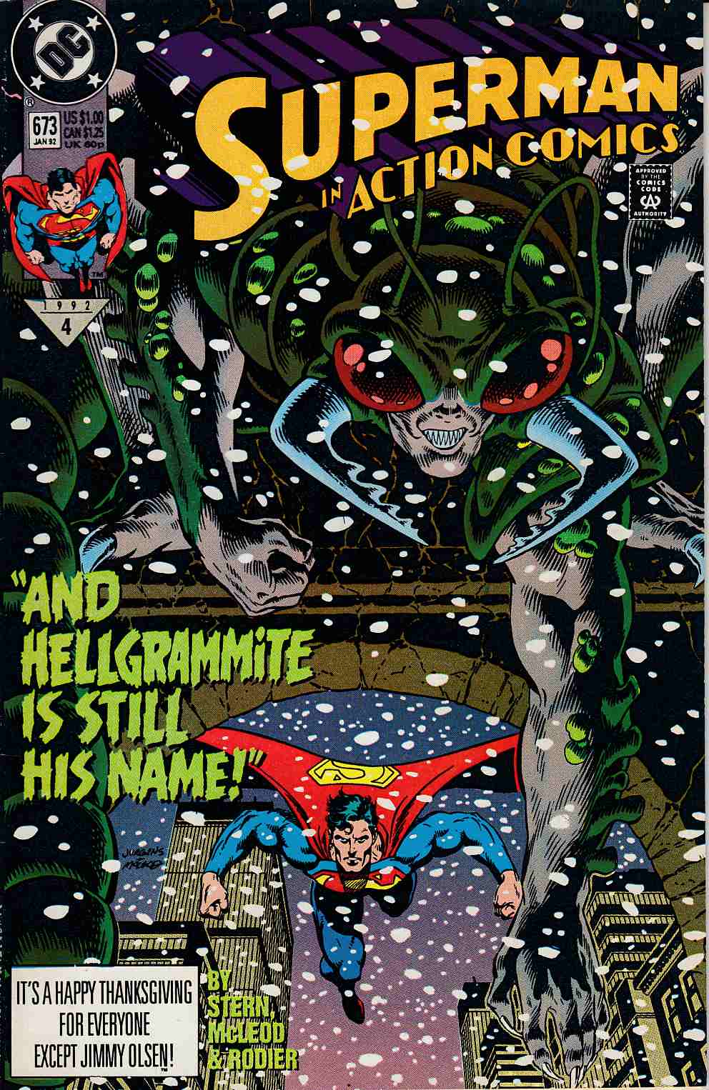 Action Comics #673 Very Fine (8.0) [DC Comic] THUMBNAIL