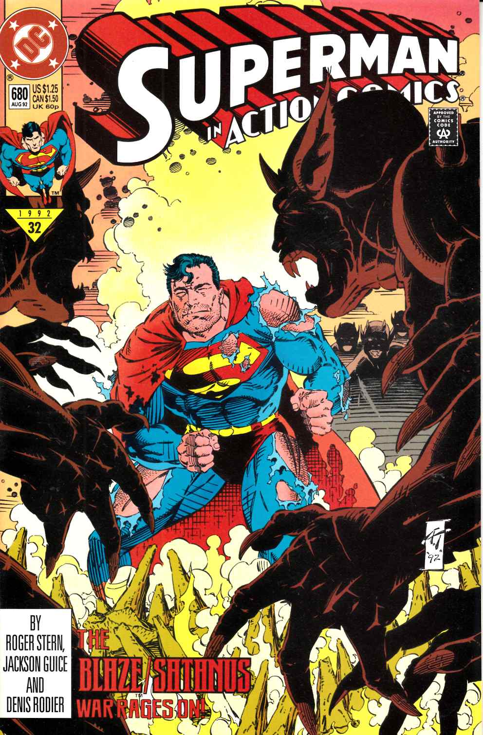 Action Comics #680 Near Mint (9.4) [DC Comic] LARGE