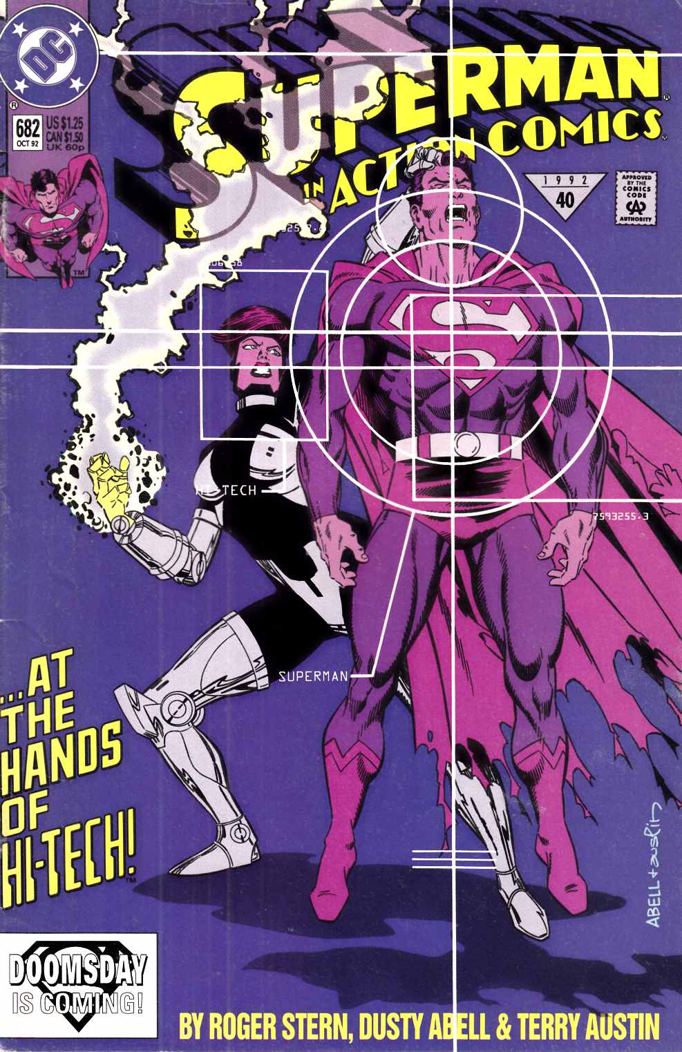 Action Comics #682 Fine (6.0) [DC Comic] LARGE