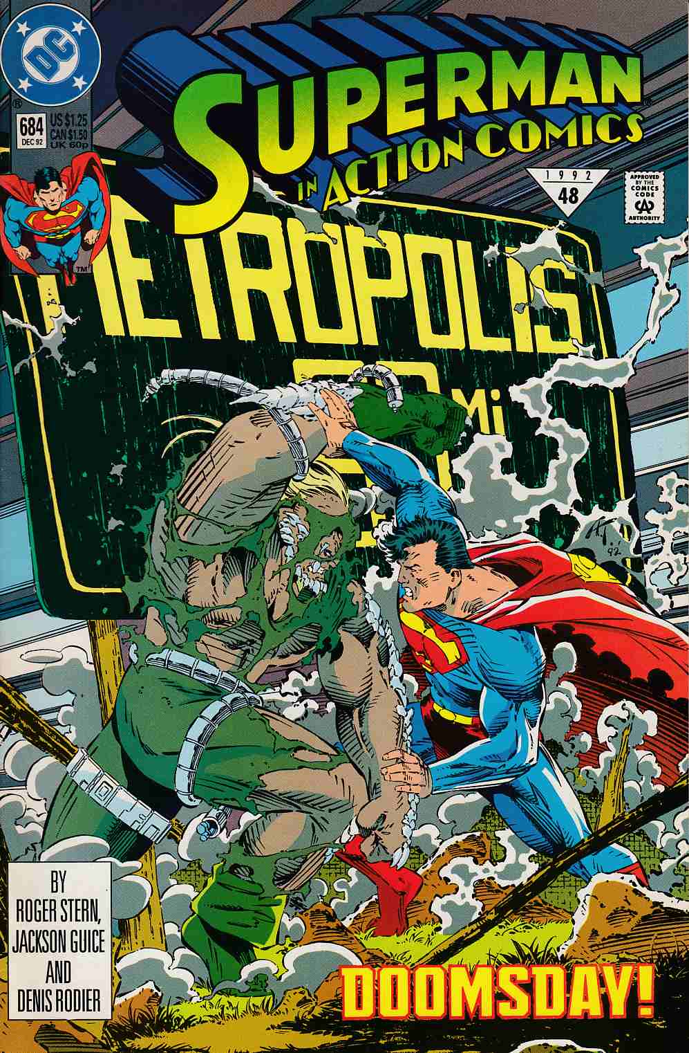 Action Comics #684 Near Mint (9.4) [DC Comic] THUMBNAIL