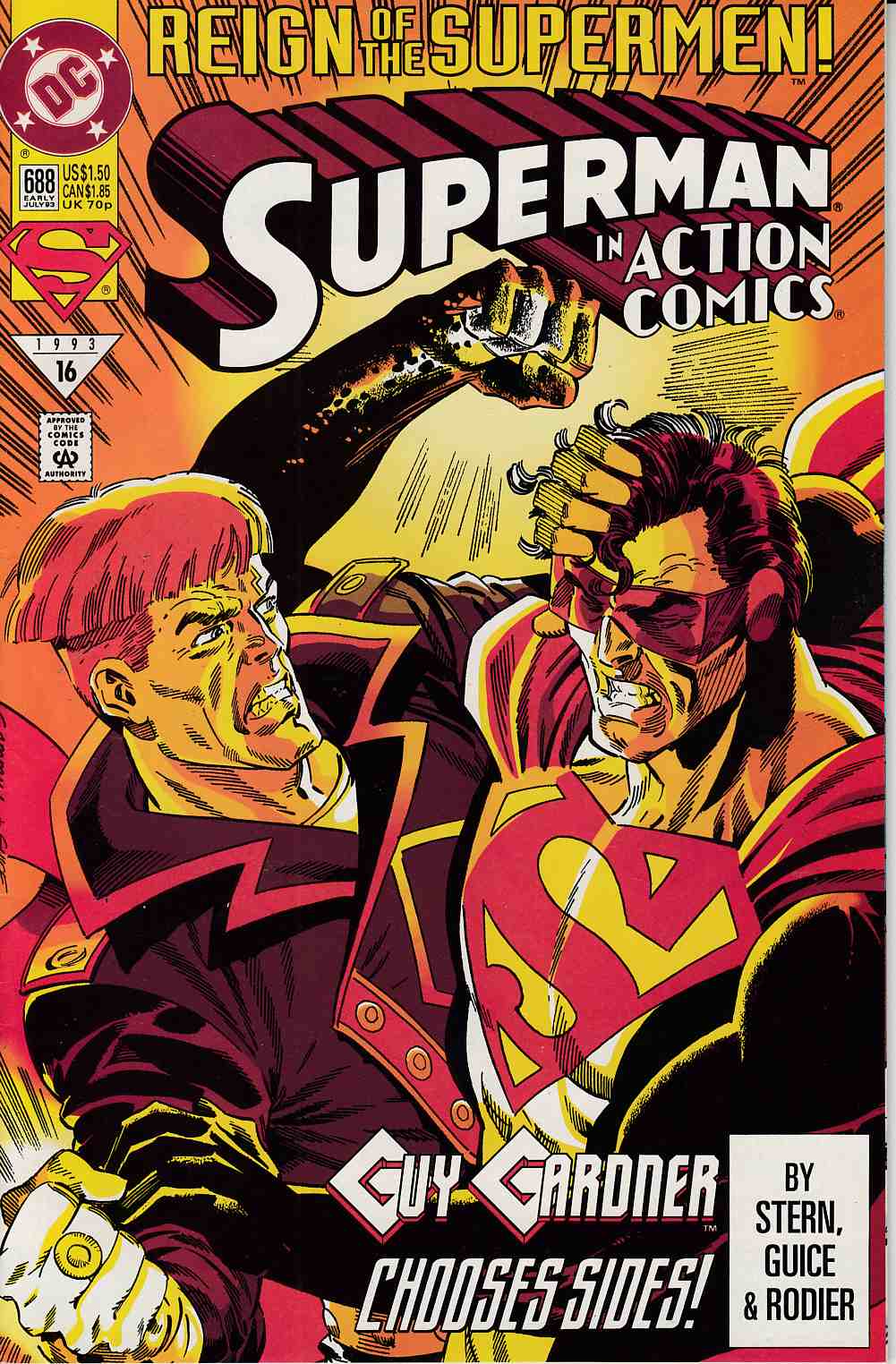 Action Comics #688 Fine (6.0) [DC Comic] THUMBNAIL