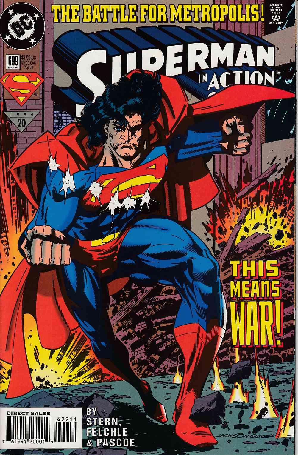 Action Comics #699 Very Fine/Near Mint (9.0) [DC Comic] THUMBNAIL