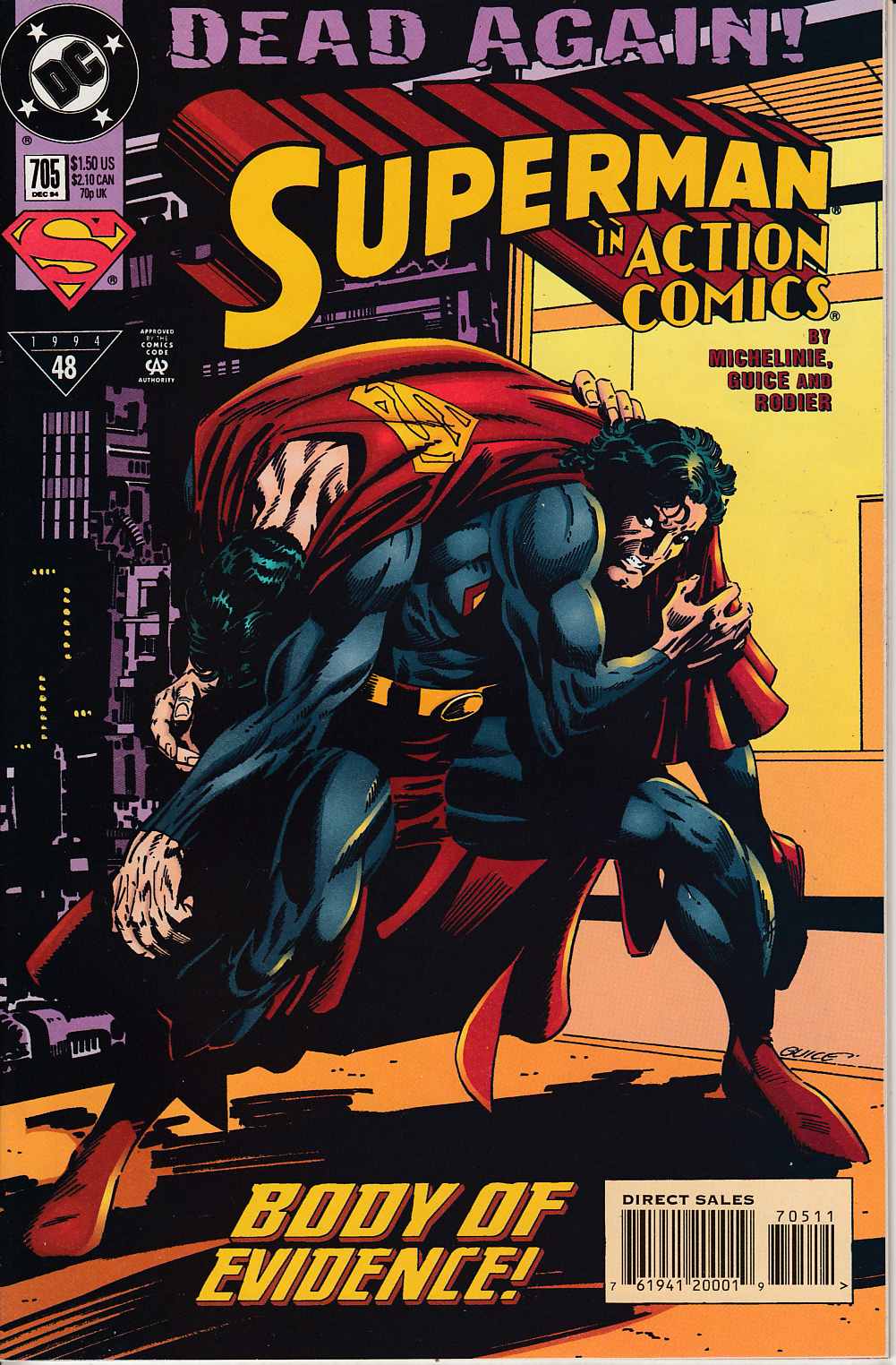 Action Comics #705 Near Mint (9.4) [DC Comic] LARGE