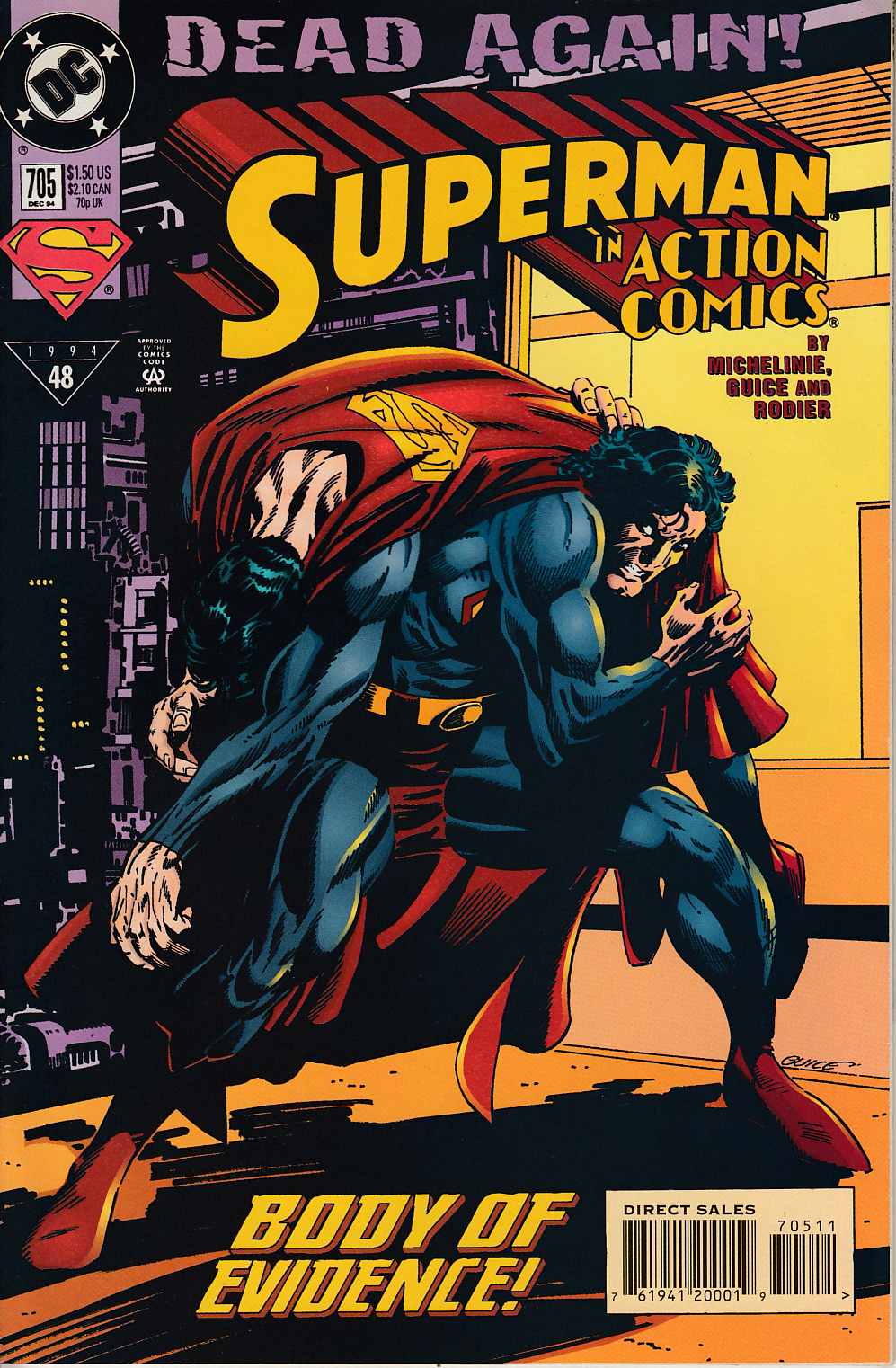 Action Comics #705 Very Fine (8.0) [DC Comic] THUMBNAIL