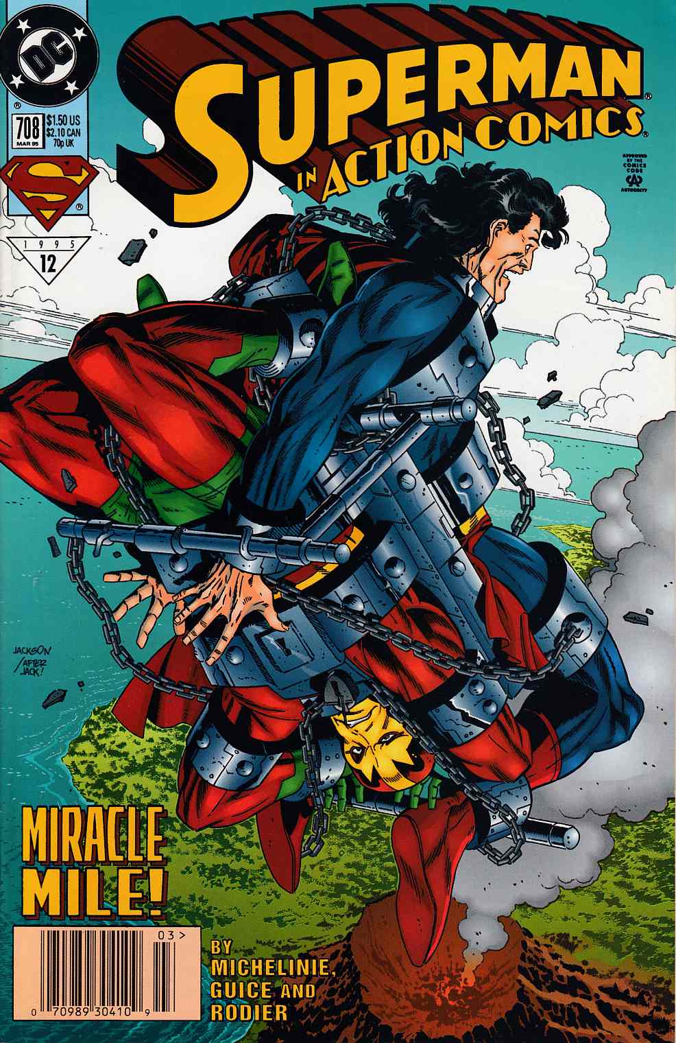 Action Comics #708 Newsstand Edition Very Fine Minus (7.5) [DC Comic] THUMBNAIL