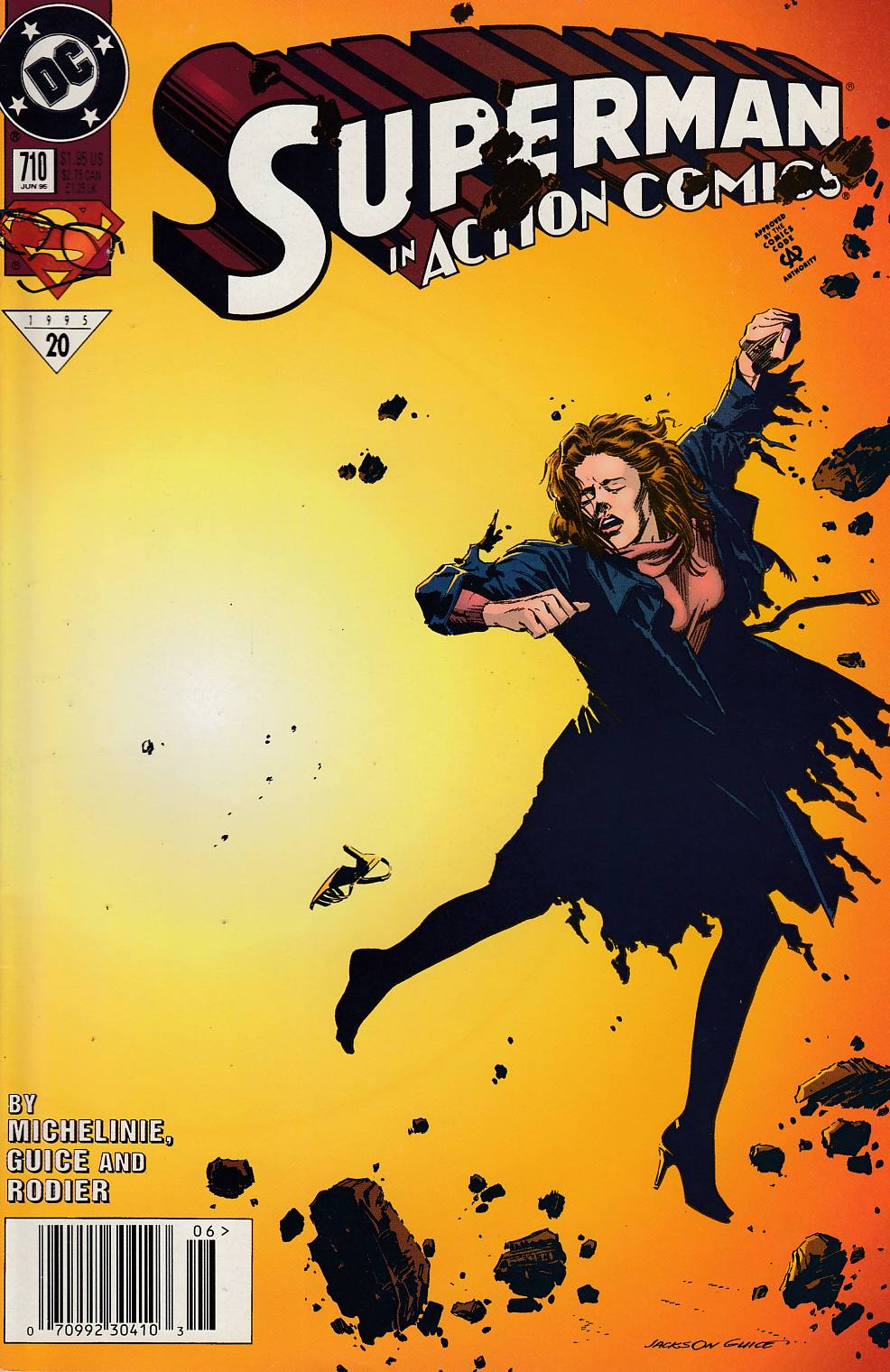 Action Comics #710 Newsstand Edition Near Mint (9.4) [DC Comic] LARGE