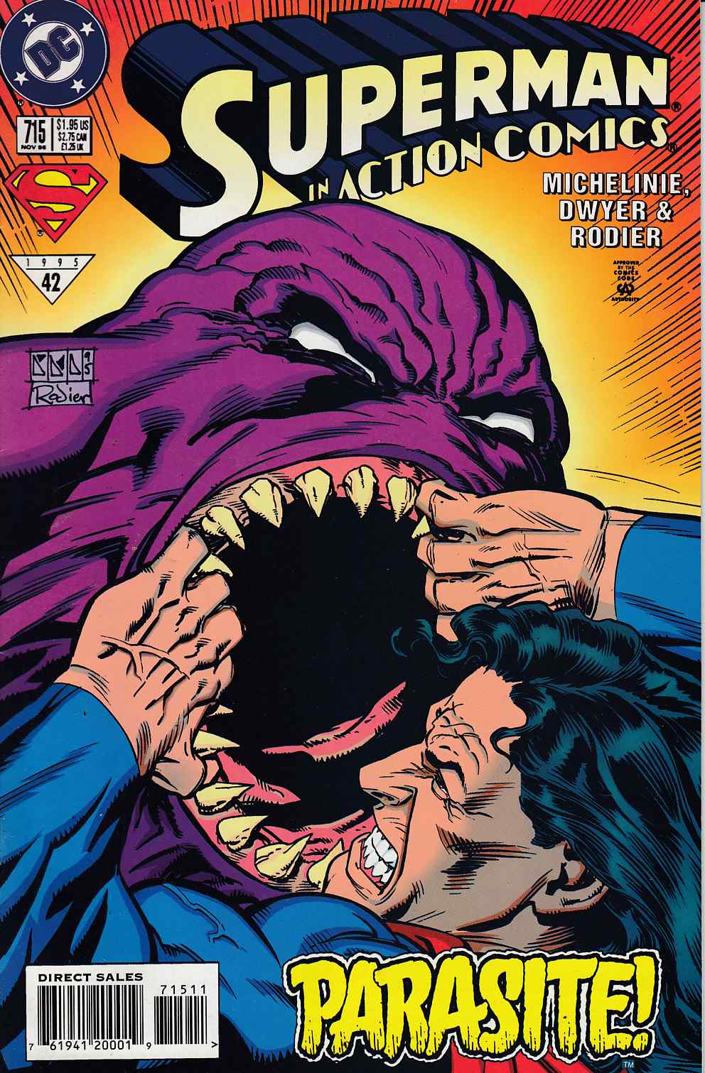 Action Comics #715 Very Fine (8.0) [DC Comic] LARGE