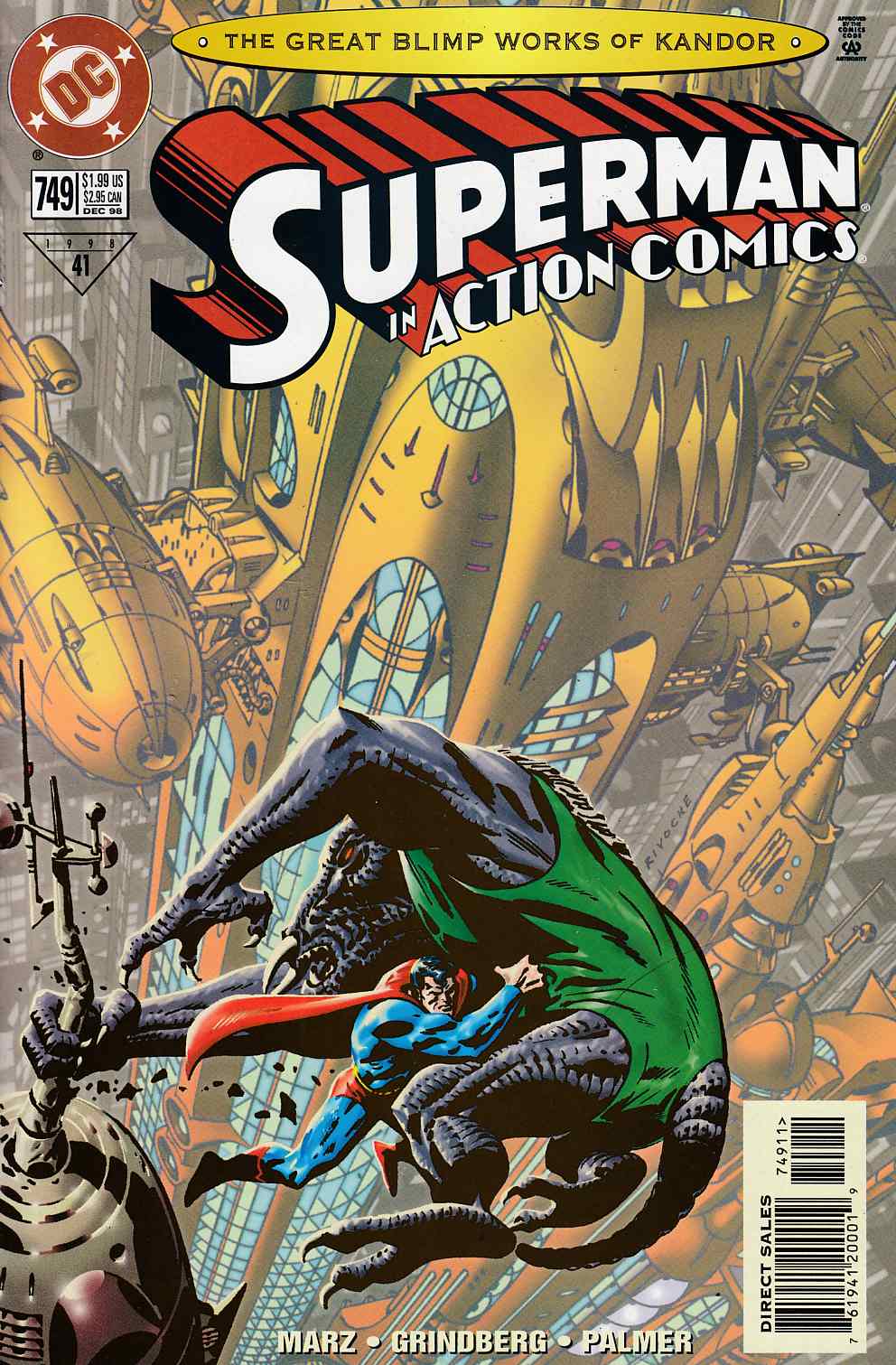 Action Comics #749 Near Mint (9.4) [DC Comic] LARGE