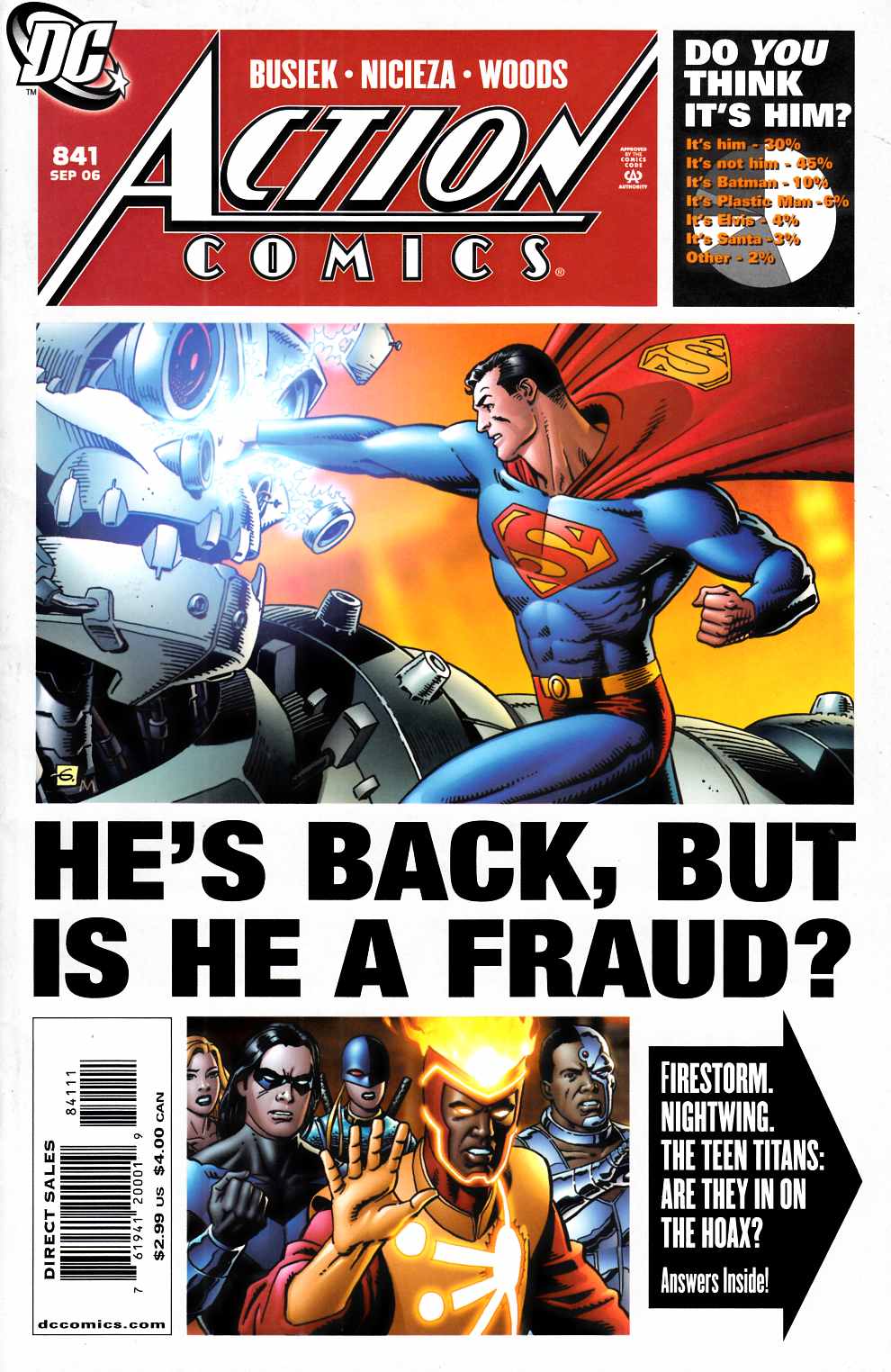 Action Comics #841 Very Fine (8.0) [DC Comic] LARGE