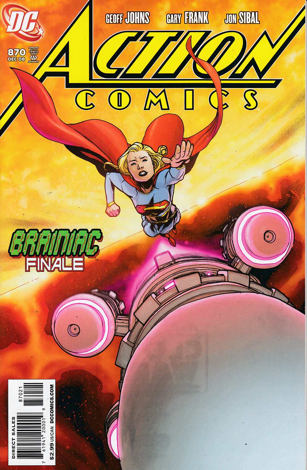 Action Comics #870 Kubert Variant Cover Near Mint (9.4) [DC Comic] LARGE