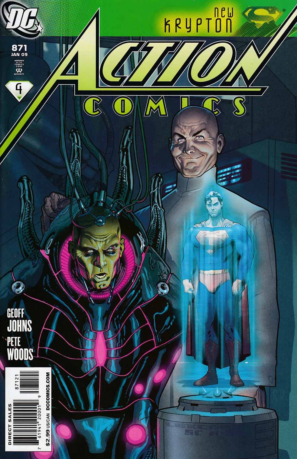 Action Comics #871 Roux Variant Cover Near Mint (9.4) [DC Comic] LARGE