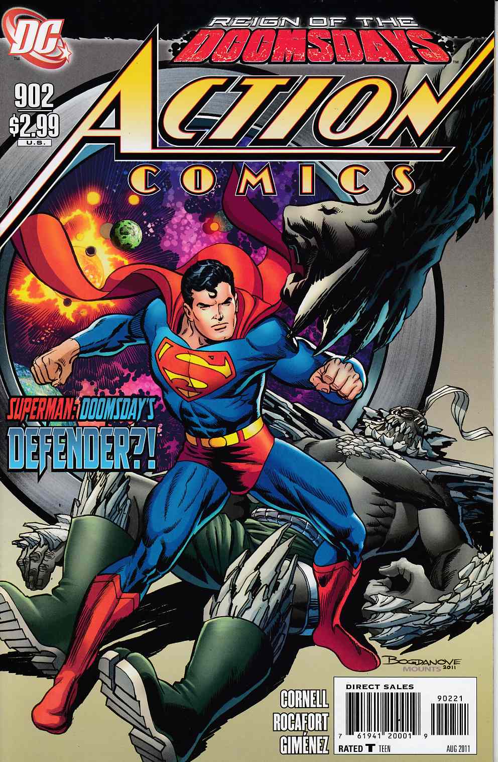 Action Comics #902 Bogdanove Variant Cover Very Fine (8.0) [DC Comic] THUMBNAIL