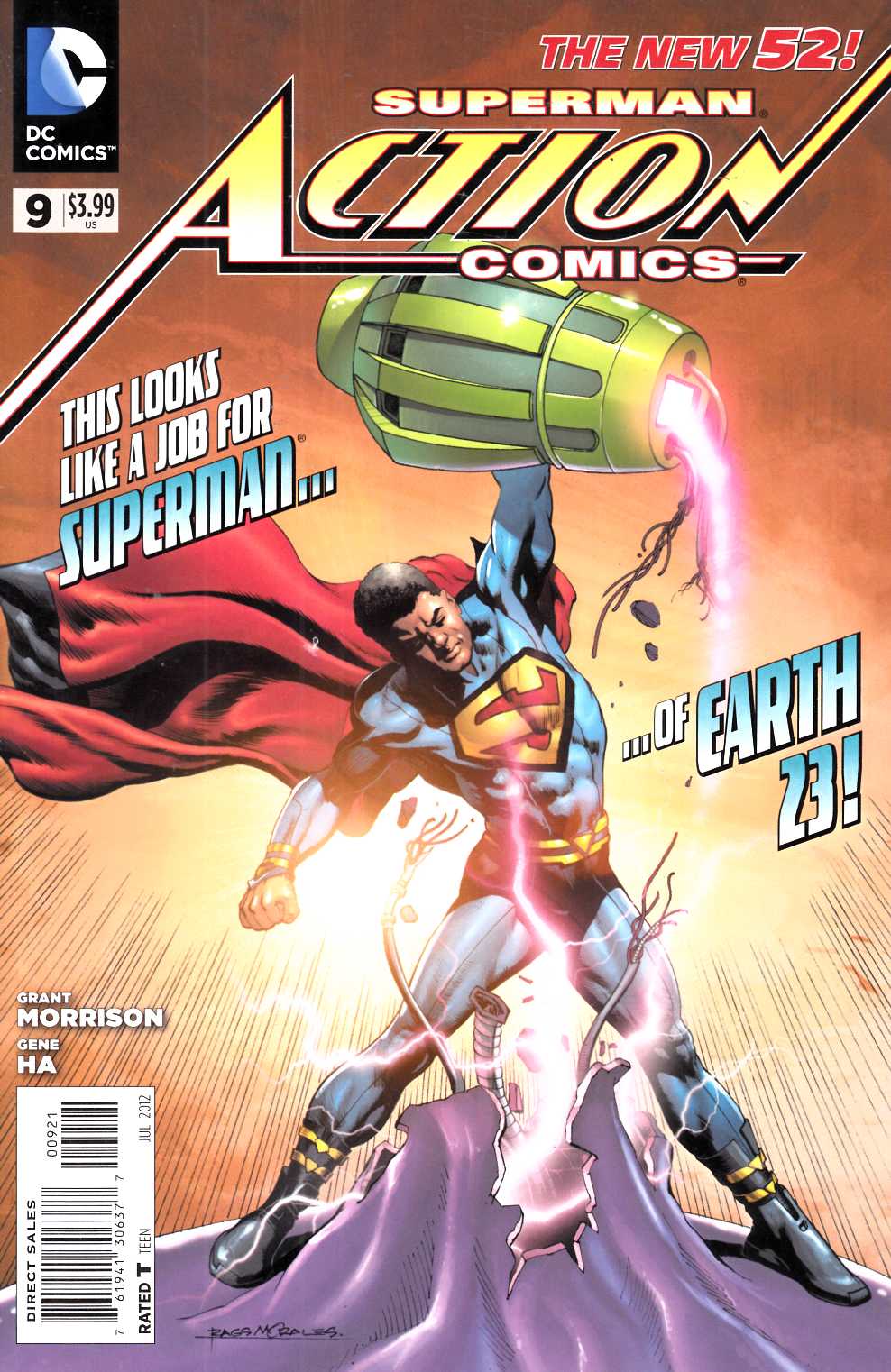 Action Comics #9 Morales Variant Cover Very Fine (8.0) [DC Comic] LARGE