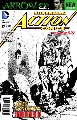 Action Comics #17 Black & White Incentive Cover [Comic] LARGE