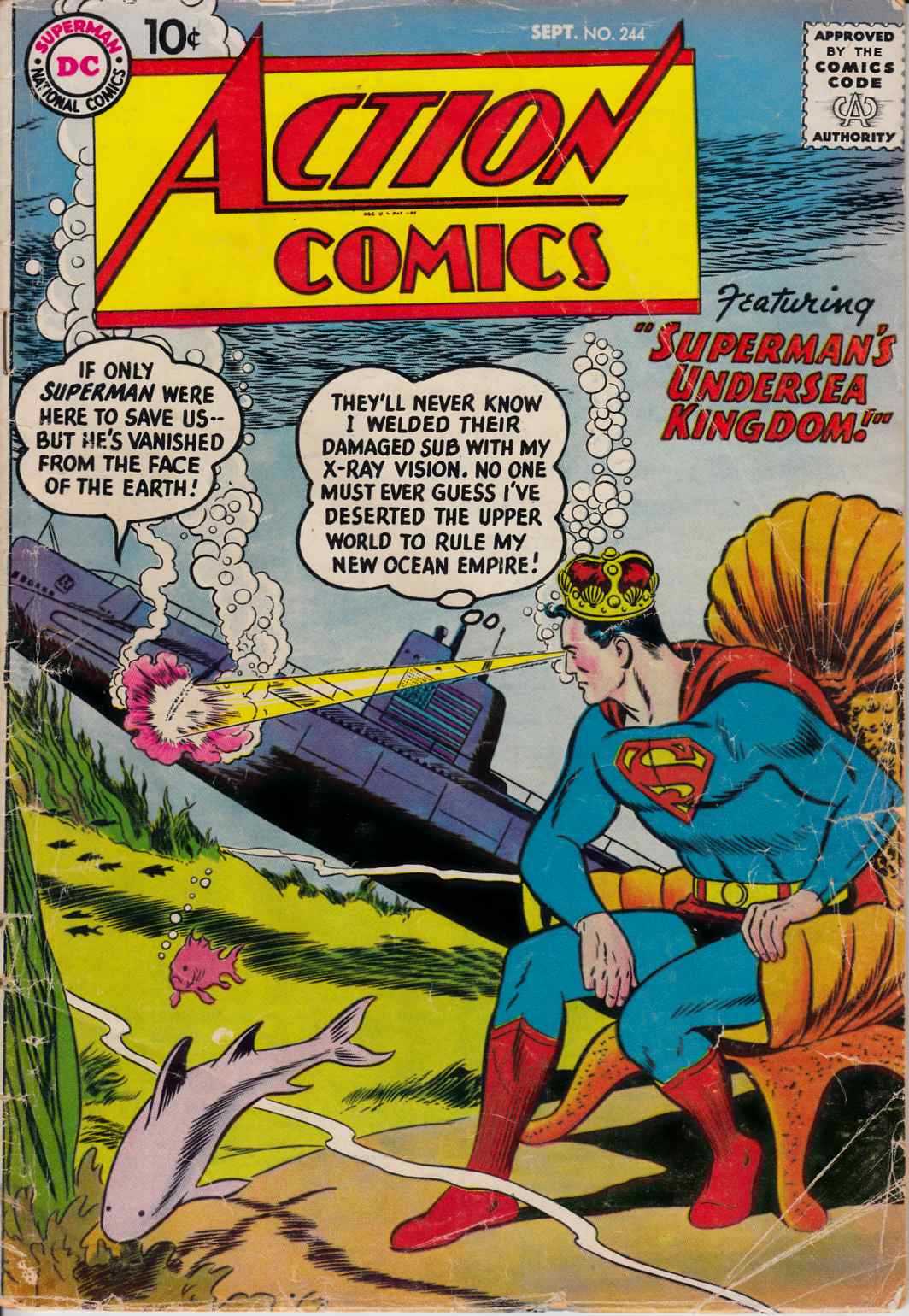 Action Comics #244 Good/Very Good (3.0) [DC Comic]