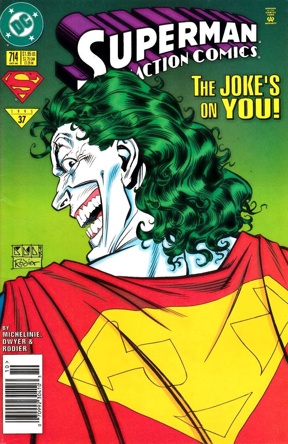 Action Comics #714 Newsstand Edition Fine (6.0) [DC Comic] LARGE