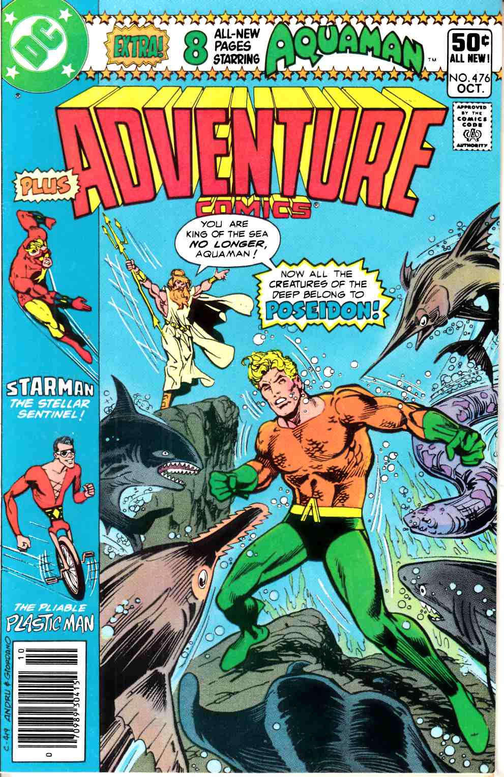 Adventure Comics #476 Newsstand Edition Very Fine (8.0) [DC Comic] THUMBNAIL