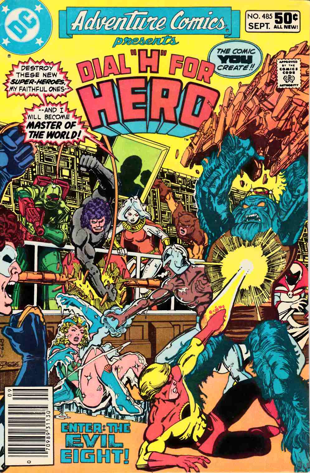 Adventure Comics #485 Newsstand Edition Fine (6.0) [DC Comic] LARGE