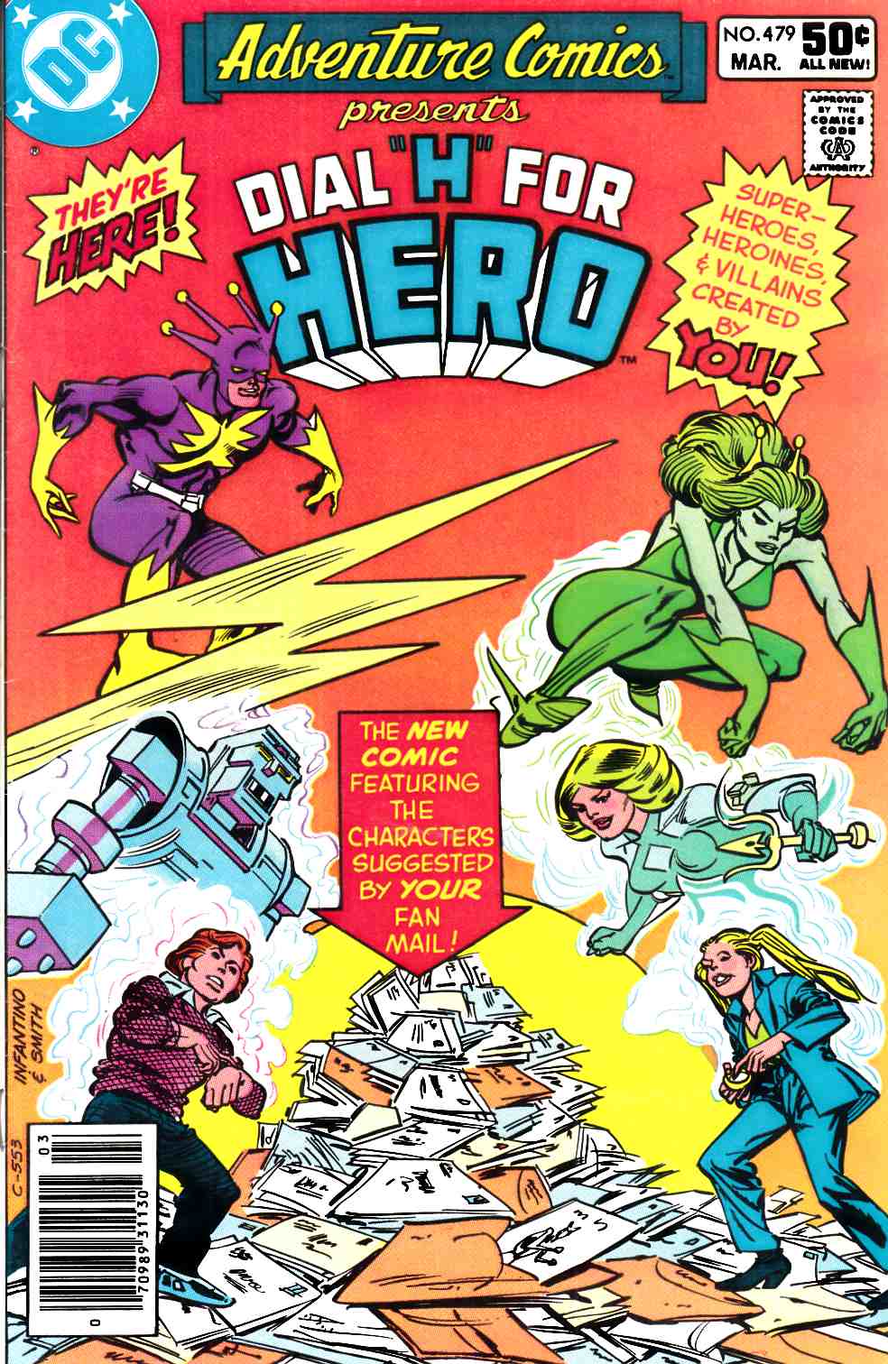 Adventure Comics #479 Newsstand Edition Very Fine (8.0) [DC Comic] LARGE
