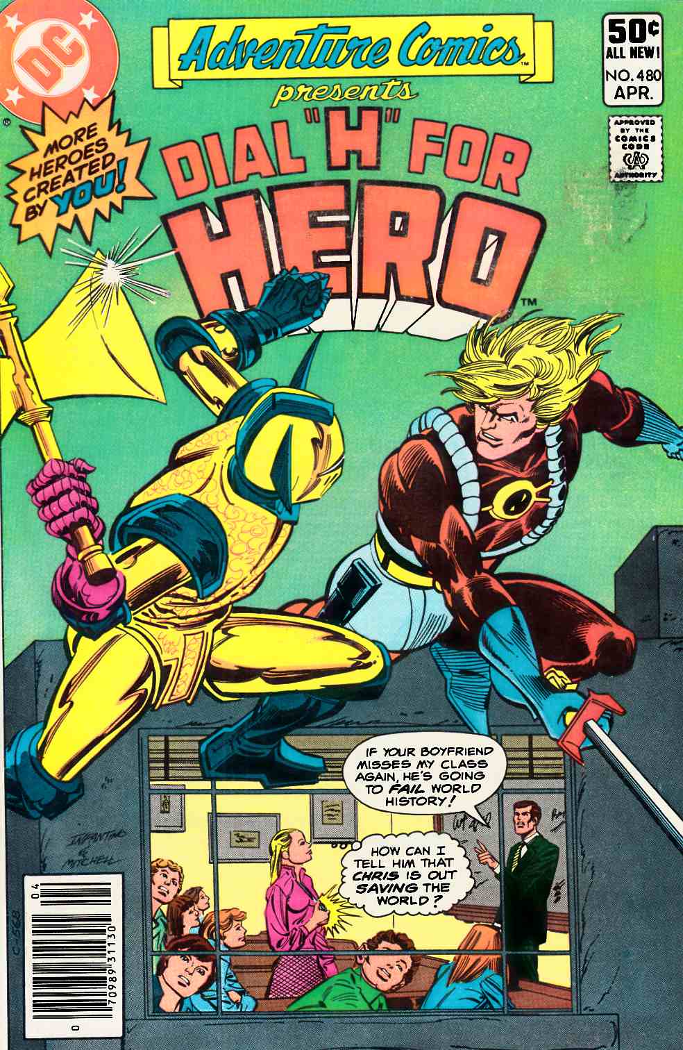 Adventure Comics #480 Newsstand Edition Fine (6.0) [DC Comic] THUMBNAIL
