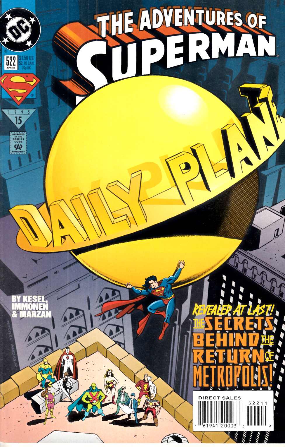 Adventures of Superman #522 Very Fine (8.0) [DC Comic] LARGE