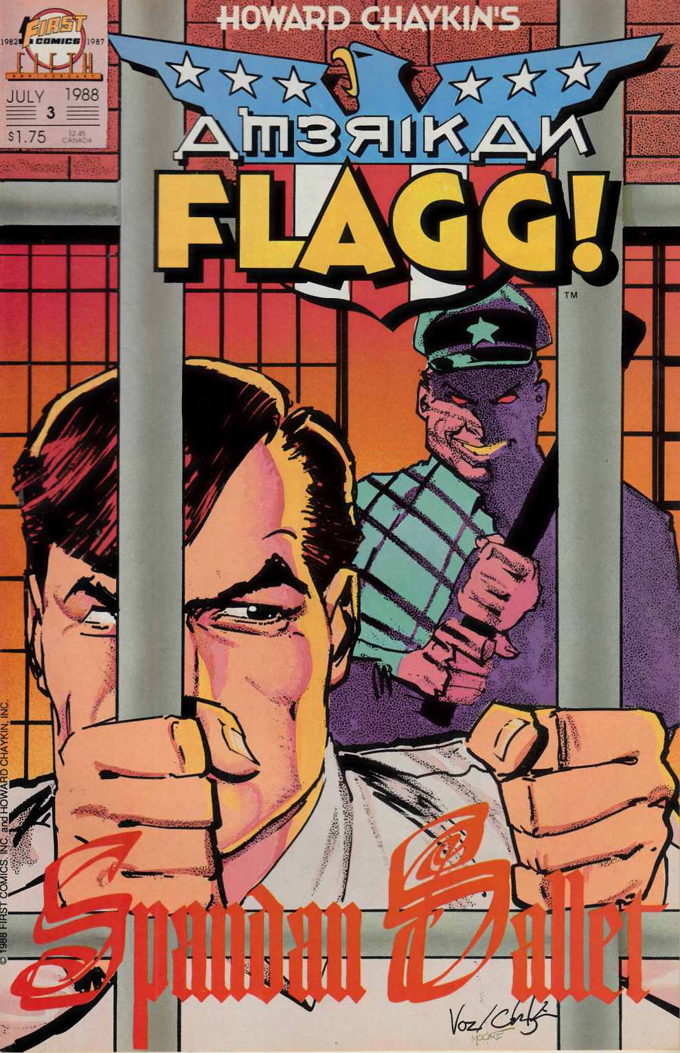 American Flagg #3 Near Mint (9.4) [First Comic] LARGE