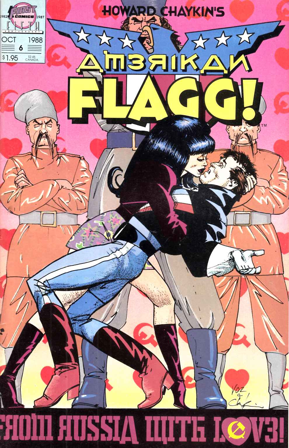 American Flagg #6 Very Fine (8.0) [First Comic] THUMBNAIL