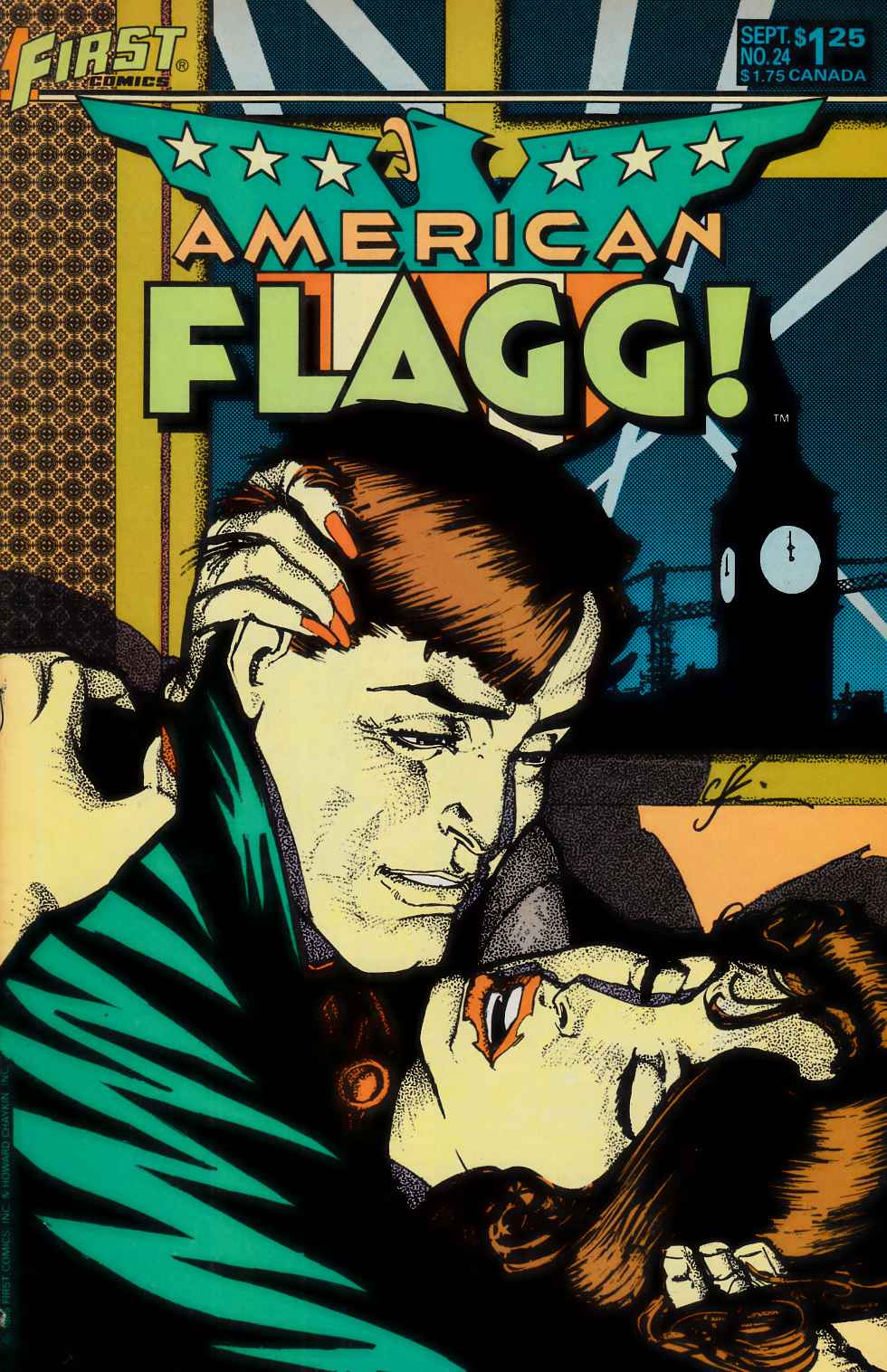 American Flagg #24 Very Fine (8.0) [First Comic] LARGE