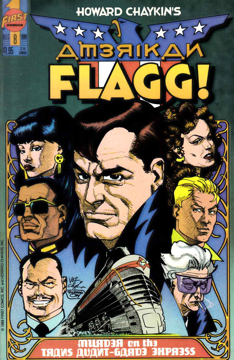 American Flagg #8 Very Fine (8.0) [First Comic] THUMBNAIL
