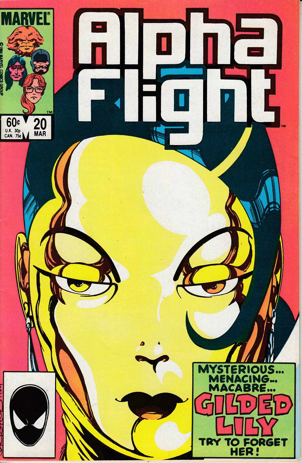 Alpha Flight #20 Very Fine Minus (7.5) [Marvel Comic] THUMBNAIL