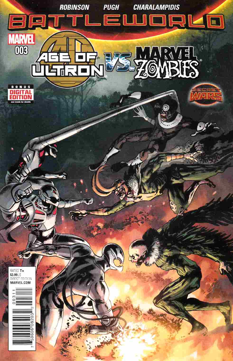Age of Ultron vs Marvel Zombies #3 [Marvel Comic] LARGE