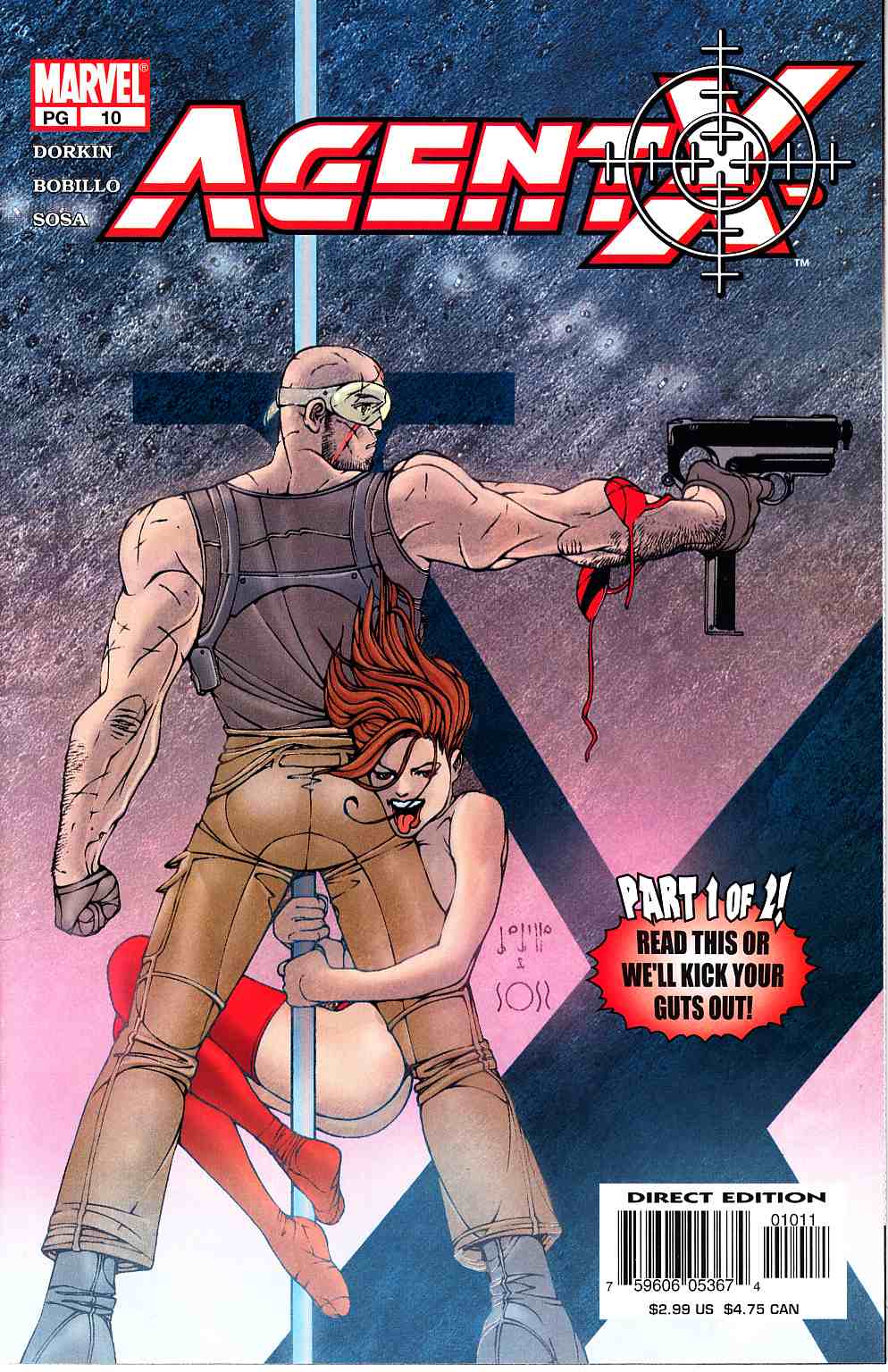 Agent X #10 Very Fine (8.0) [Marvel Comic] THUMBNAIL