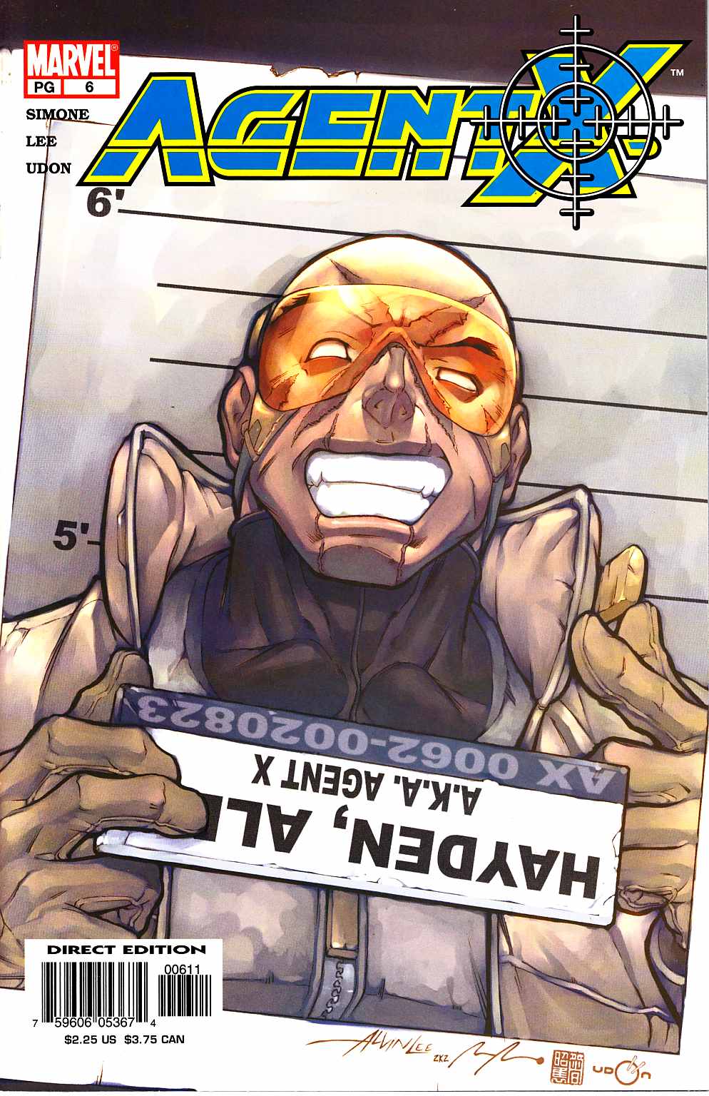 Agent X #6 Fine (6.0) [Marvel Comic] THUMBNAIL
