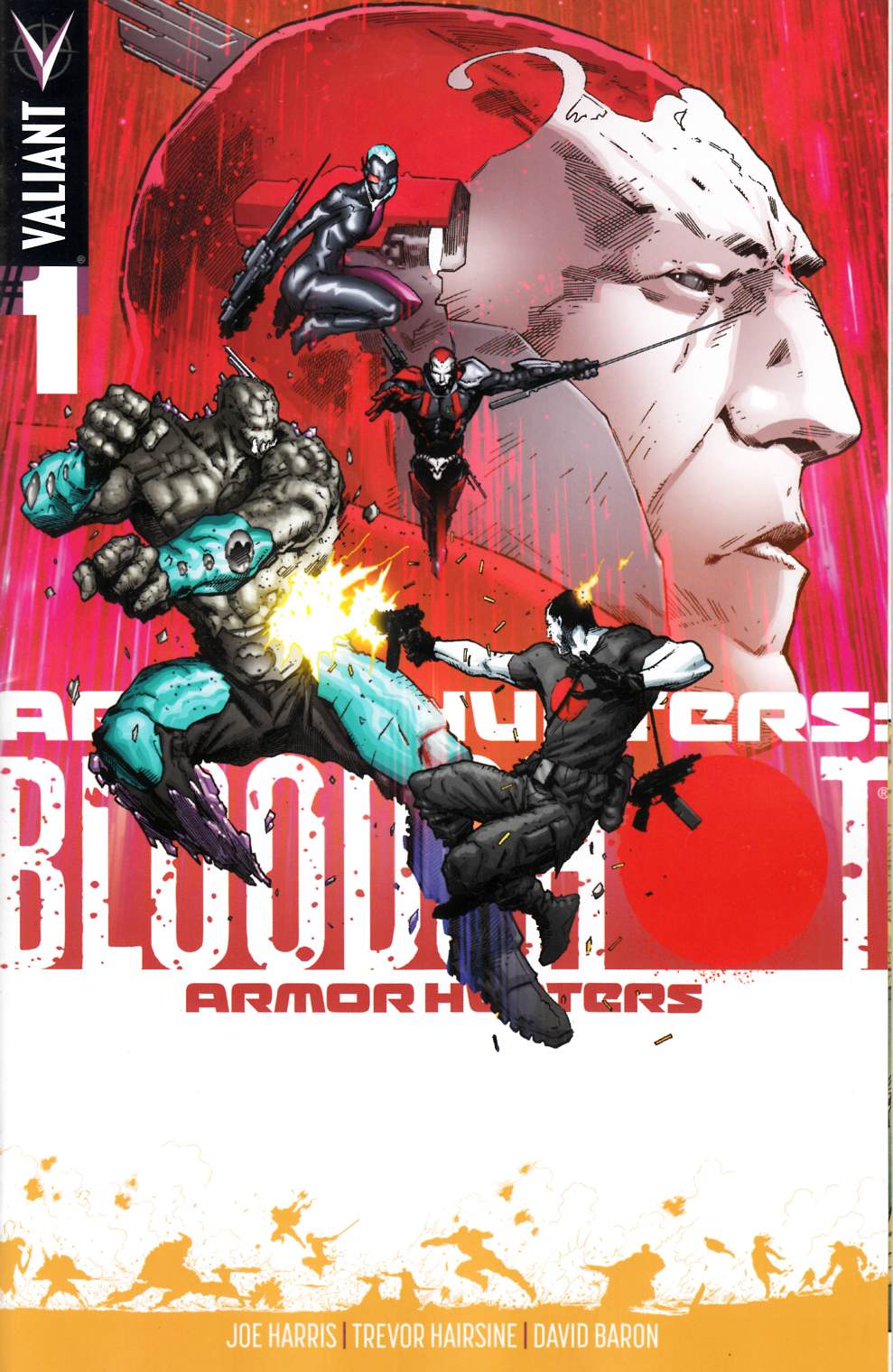 Armor Hunters Bloodshot #1 Hairsine Variant Cover [Comic] THUMBNAIL