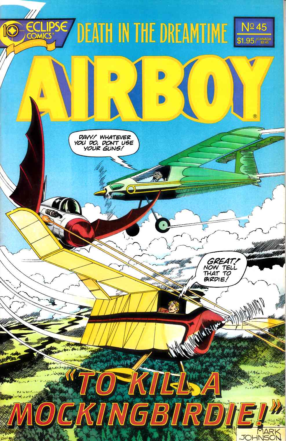 Airboy #45 Very Fine (8.0) [Eclipse Comic] THUMBNAIL