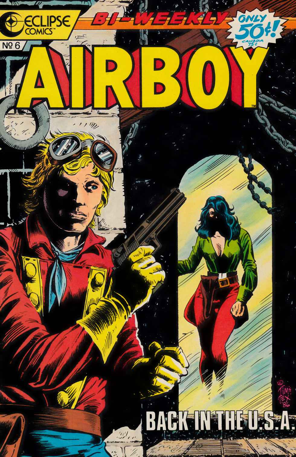Airboy #6 Near Mint (9.4) [Eclipse Comic] THUMBNAIL