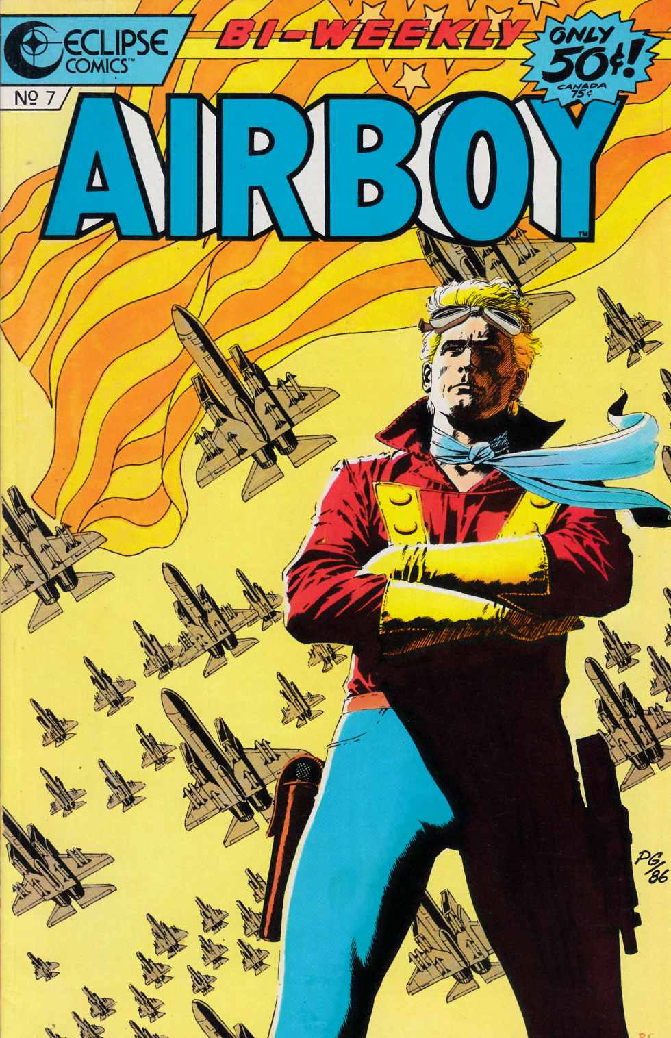 Airboy #7 Fine (6.0) [Eclipse Comic] LARGE