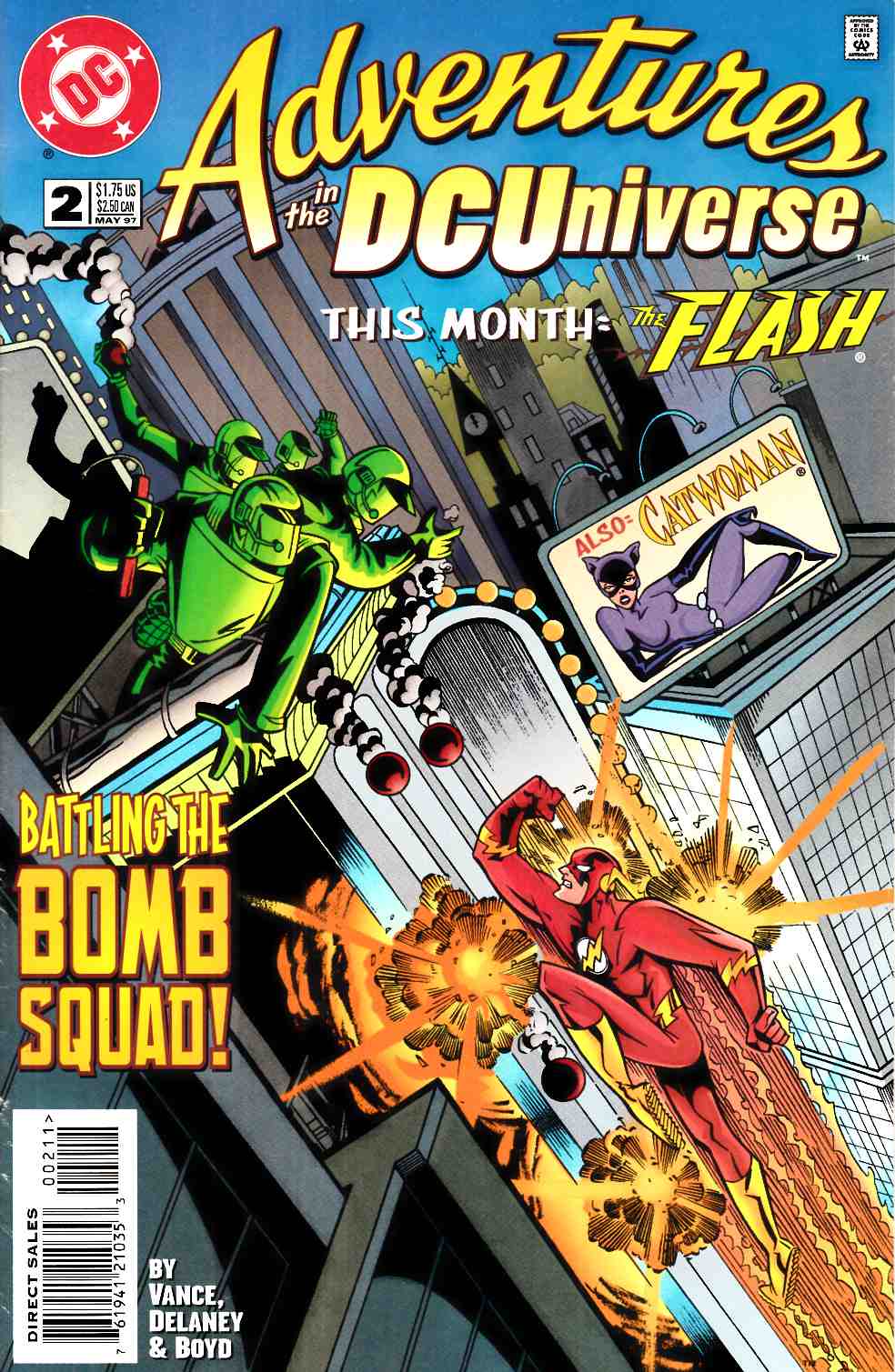 Adventures in the DC Universe #2 Fine (6.0) [DC Comic] LARGE