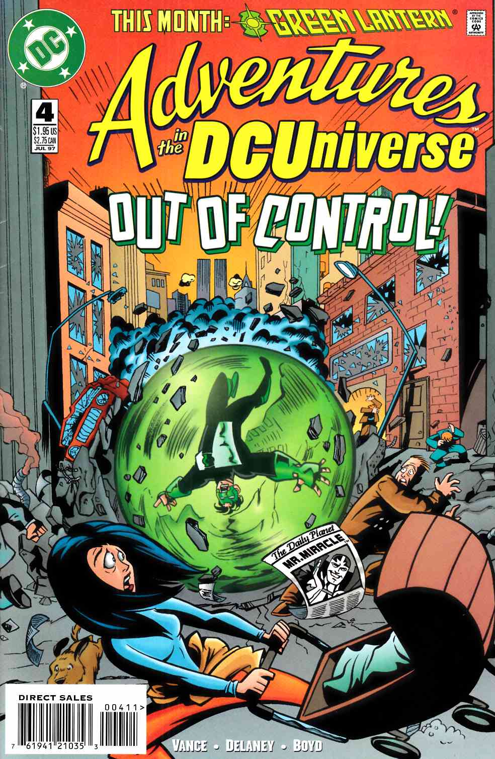 Adventures in the DC Universe #4 Very Fine (8.0) [DC Comic] LARGE