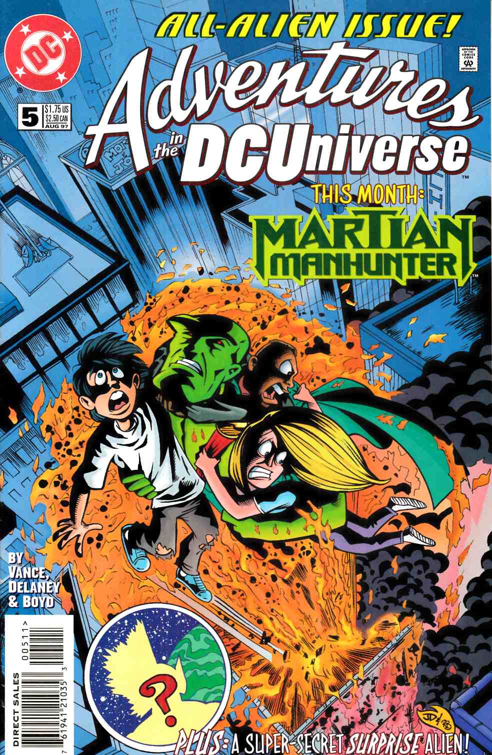 Adventures in the DC Universe #5 Very Fine (8.0) [DC Comic] LARGE