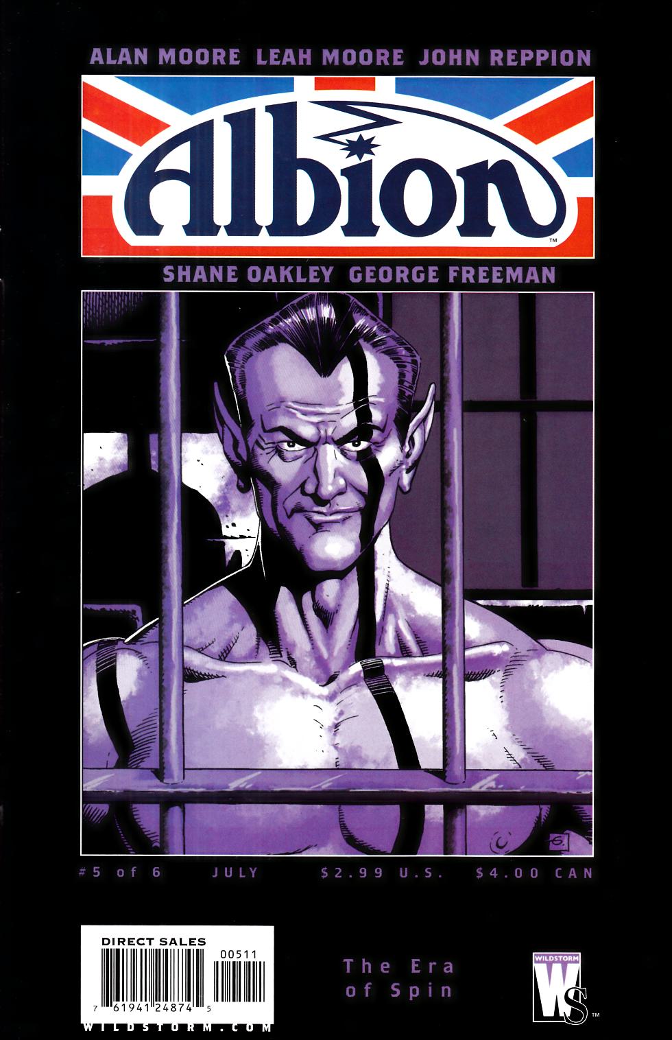 Albion #5 Near Mint (9.4) [DC Comic] LARGE